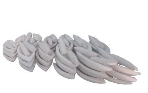 Kharal Pestle - Marble, All Sizes, Petal Shape | Smooth Finish, Heavy Base, Chemical Resistant