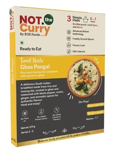 Readymade Pongal - Loose Grade A | Quick Preparation, Ready-to-Eat, Hygienic Packaging, Long Shelf-Life