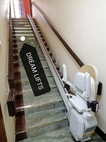 Customizable Stair Chair Lifts - Metal, 220-300 Volt | Adjustable Height, Foldable Design, Safety Sensor, Motorized Operation