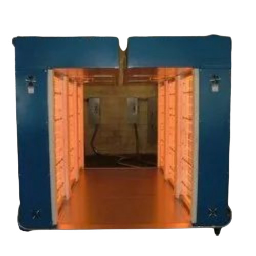 Industrial Hot Oven - Metal Standard Size Blue, Capacity 1000-2000 Kg, Analog Display, Horizontal Air Flow, Max Temp 80-180Â°C