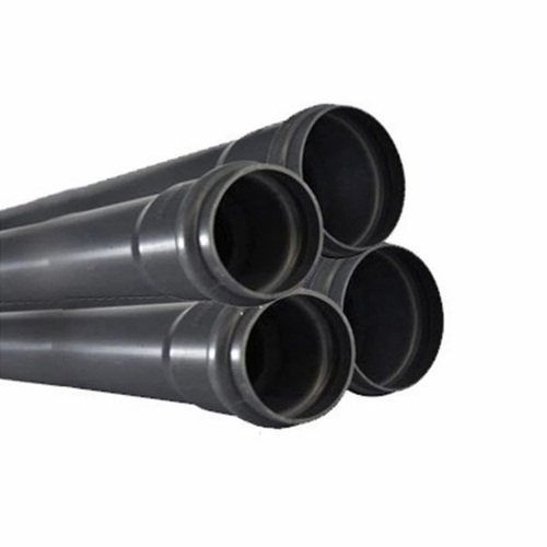 Swr Drainage Pipes - Pvc, 6 Meters, Black | Resistant To Leakage, Cracks, Water, And Climate, High Pressure