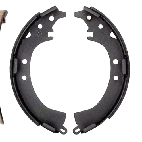 Car Brake Shoe - Metal, Standard Size, Dark Gray, Corrosion Resistant | Lightweight, Easy to Install