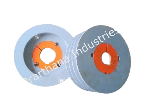 Ci Taper Lock V Groove Pulley - Cast Iron, 200 Mm To 2000 Mm, Silver | Single To Multiple Groove, Round Shape, Z To Spc Section Types
