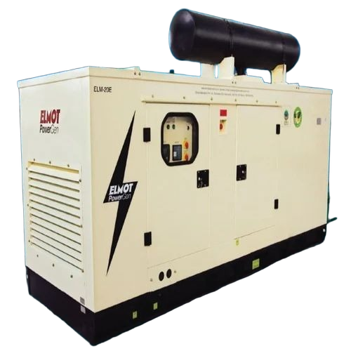 7.5 Kva Elmot Diesel Generator - MS CRCA Material, White, 3-Phase, 7.5 Kva, Industrial Use