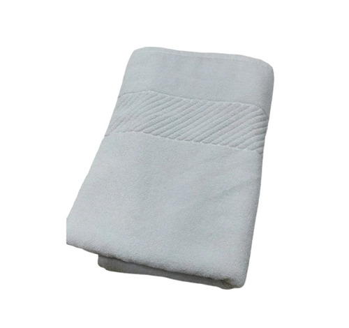 Cotton Bath Towels - 100% Cotton, Standard Size, White | Quick Dry, Water Absorbent, Soft Touch