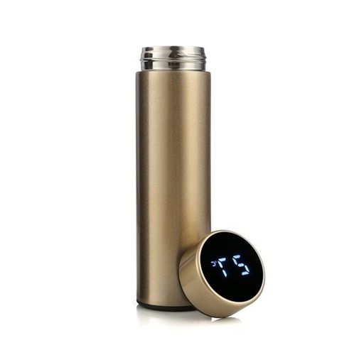 Fancy Water Bottle - Stainless Steel, Standard Size, Round Shape | Lightweight, Leak Resistant, Screw Cap
