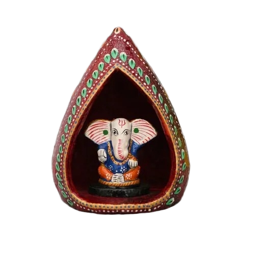 Metal Ganesh Statue - Metal Standard Size Smooth Polished Finish | Corrosion Resistant Durable Handcrafted Tabletop & Floor Placement