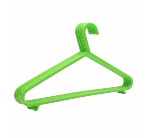 Plastic Garment Hanger - Color: Green