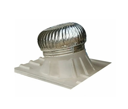 Roof Turbo Ventilator - Aluminum Standard Size Polished Finish | Easy to Operate Shock Proof Quick to Install Corrosion Protected