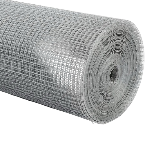 Steel Wire Mesh - Stainless Steel, Regular Size, Silver | Welded Plain Mesh, Galvanized, Rust and Corrosion Resistant