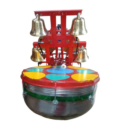 Temple Drum Bell Player Machine