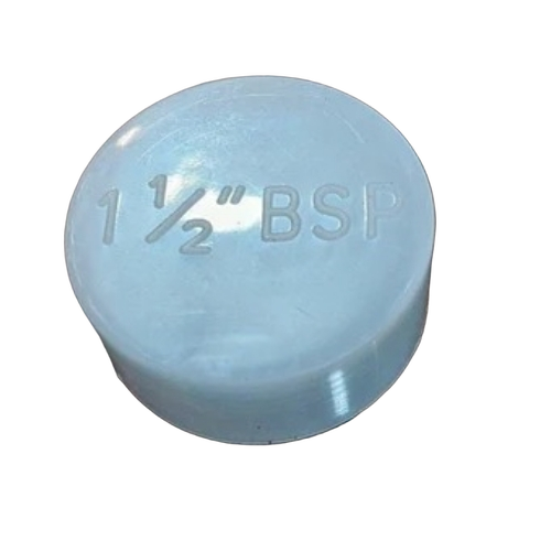 White Plastic Caps - Rigid Plastic, Standard Size, White, Twist Cap, UV Resistant, Water Repellent, Crack Resistant