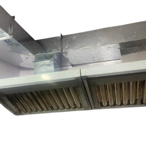 Commercial Kitchen Chimney - Stainless Steel, Wall Mounted | Powerful Smoke & Odor Extraction, Easy-to-Clean Filters, Energy Efficient