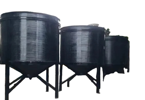 Hdpe Cone Bottom Tank - Color: Black