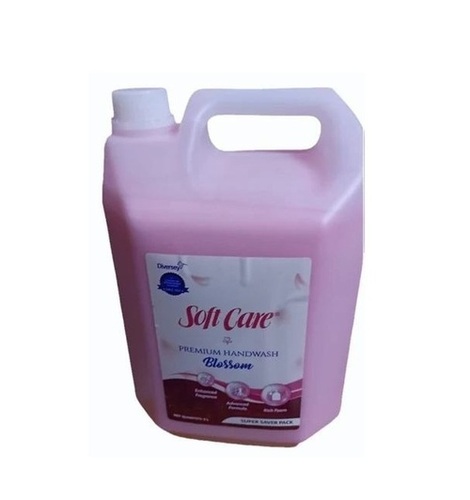 Liquid Hand Wash - 5 Liter Pink Floral Fragrance | Non-Sticky Kills 99.9% Germs Skin Friendly