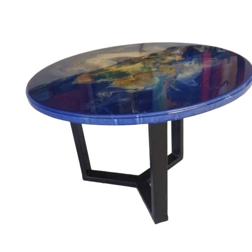 Round Epoxy Resin Table Top