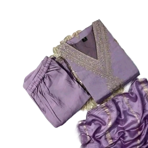 Salwar Suits - Customized Size, All Colors, Embroidered | Breathable, Quick Dry, Skin Friendly, Short Sleeves