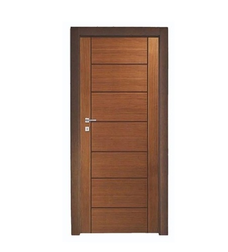 Wood Door - Solid Wood, Standard Size, Brown | Entry Door, Modern Design, Weather Proof, Termite Resistant