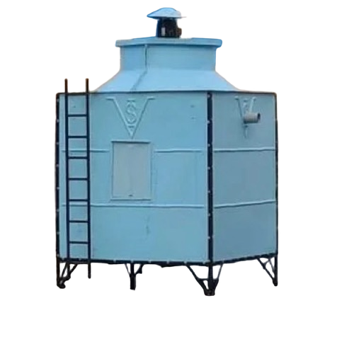 100 TR FRP Cooling Towers - FRP Material, Blue, Industrial Use | Corrosion Resistant, Energy Efficient, Low Maintenance