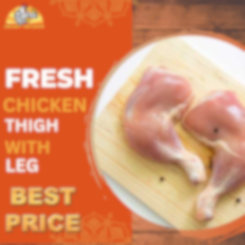 Chicken Leg With Thigh - Color: Pinkish Red
