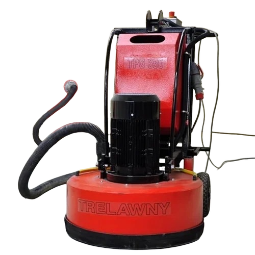 Concrete Floor Grinder Machine - Red Automatic | Heavy-Duty Motor Adjustable Depth Low Vibration Dust Control
