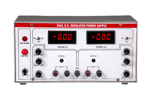 Lab Use DC Regulated Power Supply - Digital Display, Stable Adjustable Voltage | Voltage Fluctuation Protection, Compact Durable Design