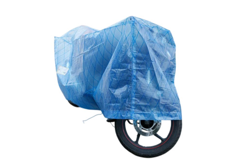 Silpaulin Two Wheeler Rain Cover - Plastic/PVC Transparent Glossy Finish | Lightweight Solid Portable Tarp
