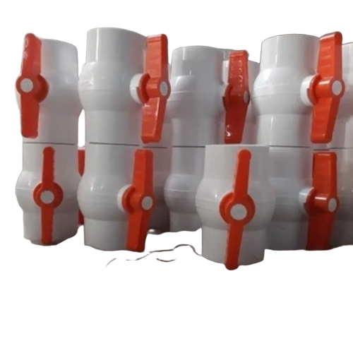 Threaded End Pp Ball Valve - Polypropylene White Threaded Ends | Chemical Resistant Leak-Proof Sealing Lightweight