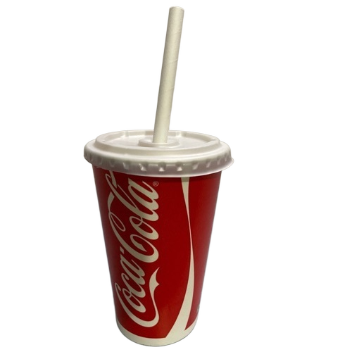 360ml Cold Drink Paper Cups - Food-Grade Eco-Friendly Paper, Round Shape | Leak-Resistant, Durable, Lightweight