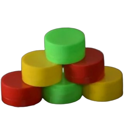 Colored Plastic Bottle Caps - Plastic, Varying Sizes, Multicolored | Lightweight, Leak-Proof Screw Caps for Bottles, Jars, Beverages