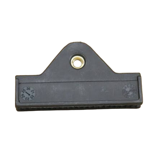 Door Glass Attaching Clips - Plastic, Black, Triangular Top & Rectangular Base | Durable, Corrosion-Resistant, Firm Support