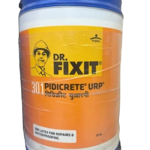 Dr. Fixit Pidicrete Urp Latex 20 Kg Pack - Waterproof Membrane Enhances Cement Bonding Durable & Flexible