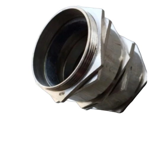 Industrial and Electrical Use Aluminum Cable Gland - Aluminum Metallic Color Heavy Duty | Corrosion Resistant Strain Relief Environmental Protection
