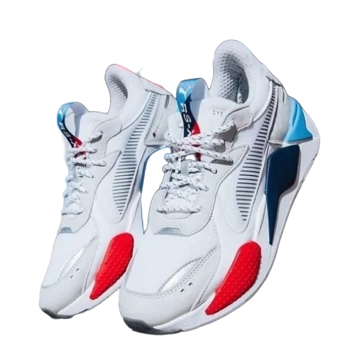 Mens Running Shoes - Synthetic, White, Breathable Mesh | Cushioned Sole, Durable Outsole, Flexible Fit