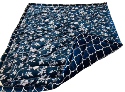 Printed Microfiber Ac Quilt For Double Bed - Size: Full