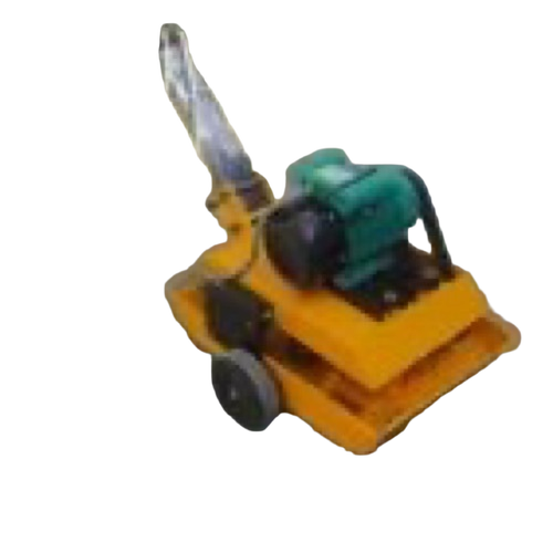 Uk 10m Plate Compactor - Steel Yellow 220 Volt | High Compaction Force Low Vibration Handle Fuel Efficient