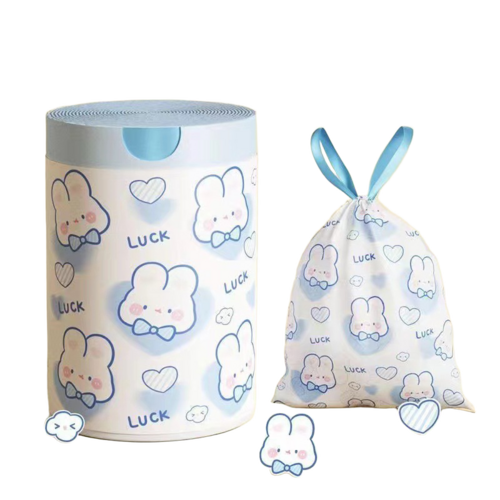 Drawstring Trash Bags - Various Sizes, Colors | Printed, Customized, Tested Quality