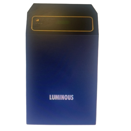 Luminous Pcu Nxt Solar Inverter - Blue 220V 50Hz | MPPT Charge Control Pure Sine Wave LCD Display Source Priority Dual MCB Protection Isolation Transformer Grid + Solar Battery Optimization Comprehensive Protection Standard Compliant