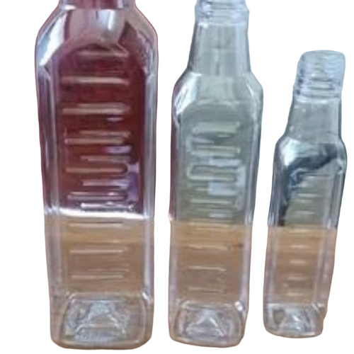 Plastic Pet Bottle - Rigid Plastic Transparent | Lightweight Durable Leak-Proof Cap Recyclable Shatter-Resistant