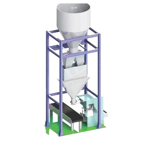 Semi Automatic Fertilizer Packing Machine - Metal, White, 220-440V | Automatic, Heavy Duty, Long Life