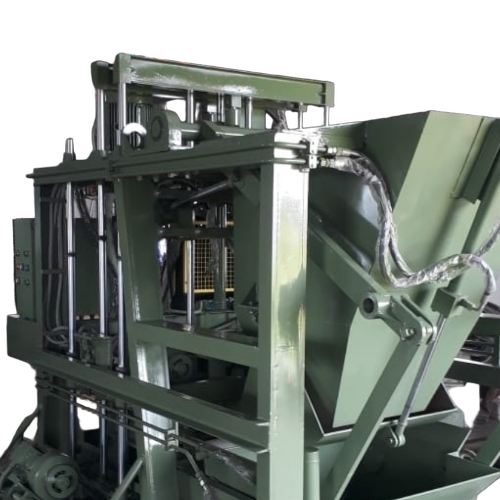 Solid Egg Laying Block Machine - Steel, Green, 220 Volt | Hydraulic Pressing, Energy-Efficient, Automated Shaping, Vibration-Assisted