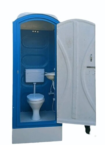 Western Frp Portable Toilet - FRP Roof, Multi Color | Durable, Lightweight, Water & Chemical Resistant, Easy Installation, Portable