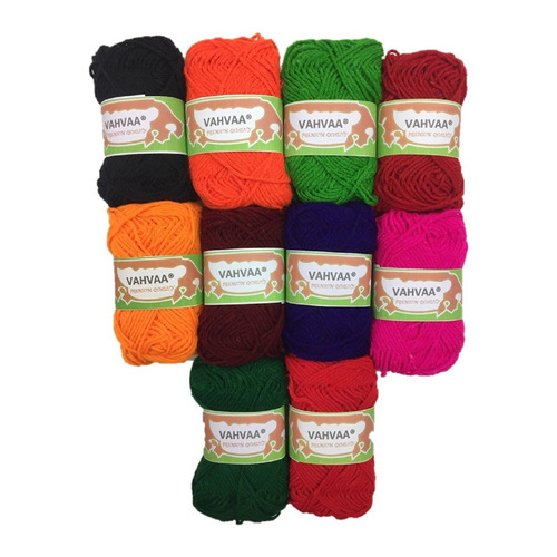 Hand Knitting Woolen Dyed Yarn Thread