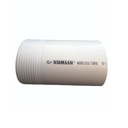 Round Borewell Casing Pipes - Color: White