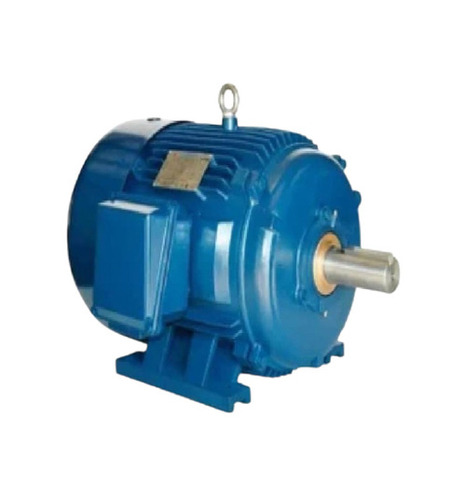 Blue Three Phase Electric Motor
