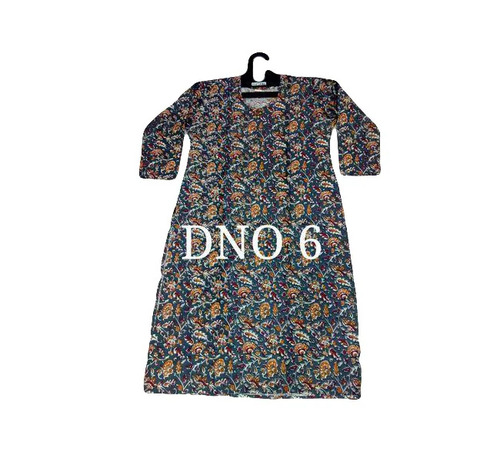 Cotton Printed Long Kurti