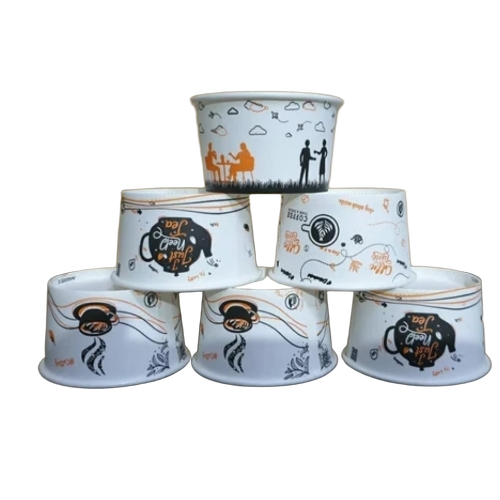 Printed Paper Tea Cup