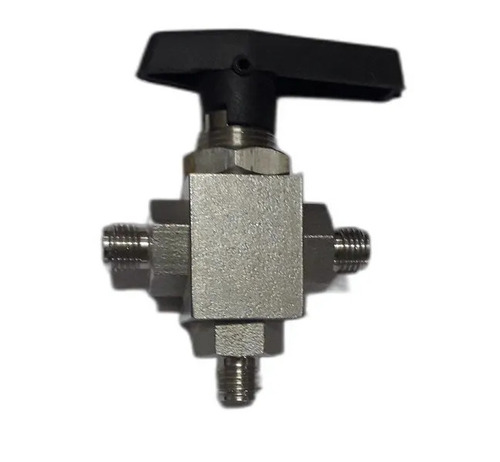 Square Type 3 Way Ball Valve