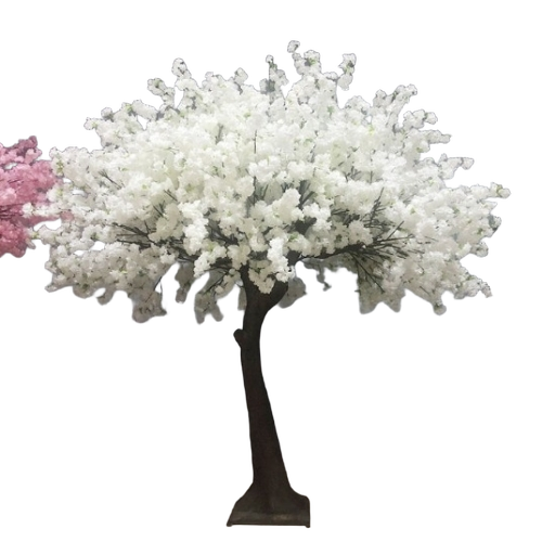 White Artificial Cherry And Peach Tree