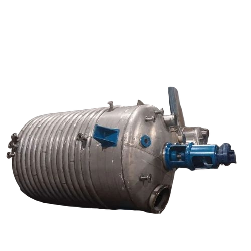 1000 Ltr Stainless Steel Chemical Reactor - Stainless Steel, 1000 Ltr, Silver | Automatic Electric Drive, Rust Free, Corrosion Resistant, Industrial Use